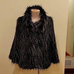 Faux fur coat